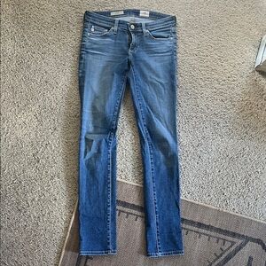 AG Adriano Goldschmied Women's Dark Blue Skinny Jeans